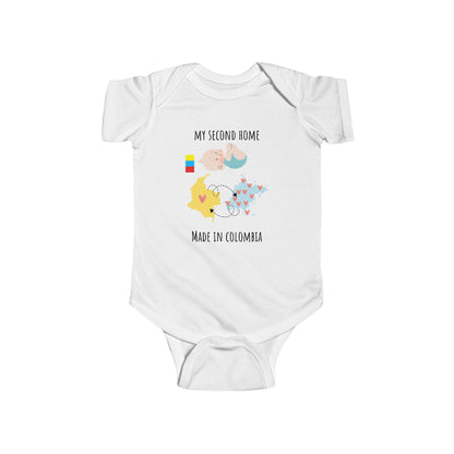 Infant Fine Jersey Bodysuit My Second home Asia