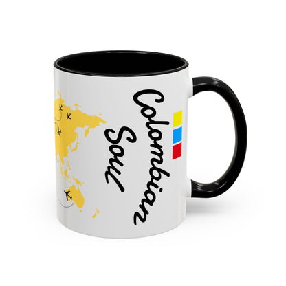 Colombian Soul Coffee Mug — World Map Travel Design (11/15oz)