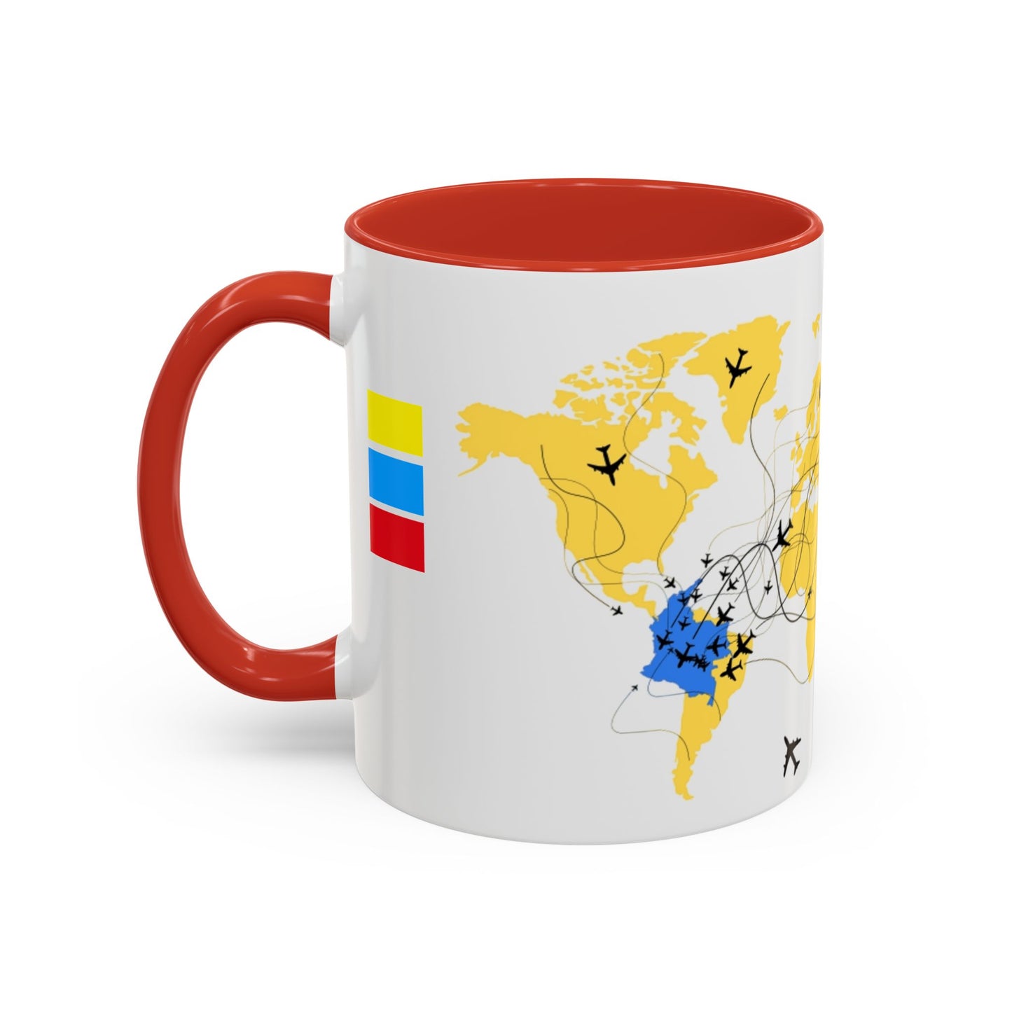Colombian Soul Coffee Mug — World Map Travel Design (11/15oz)
