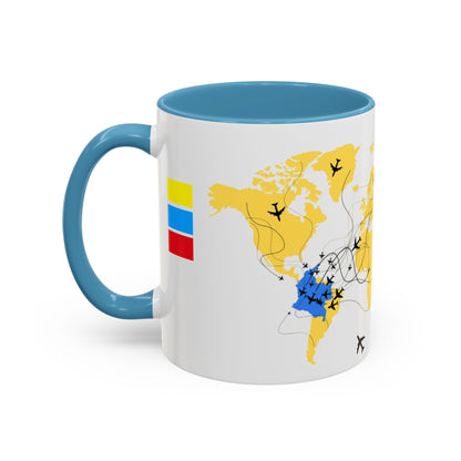 Colombian Soul Coffee Mug — World Map Travel Design (11/15oz)