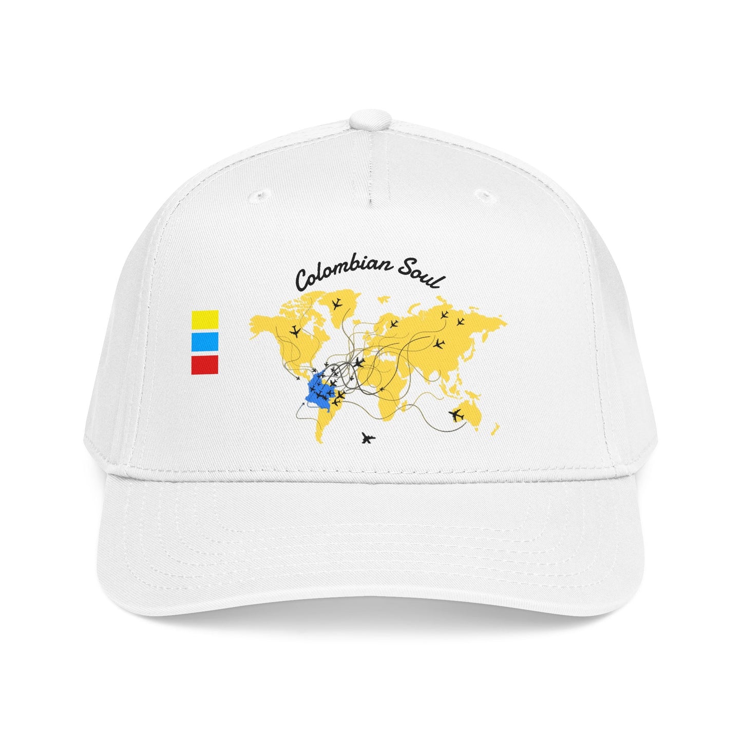 Colombian Soul Baseball Cap — World Map Travel Design