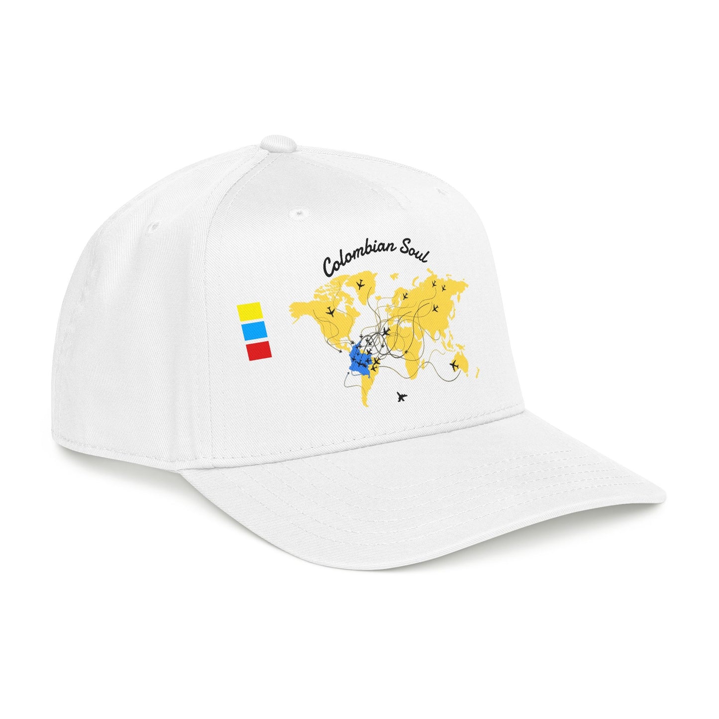 Colombian Soul Baseball Cap — World Map Travel Design