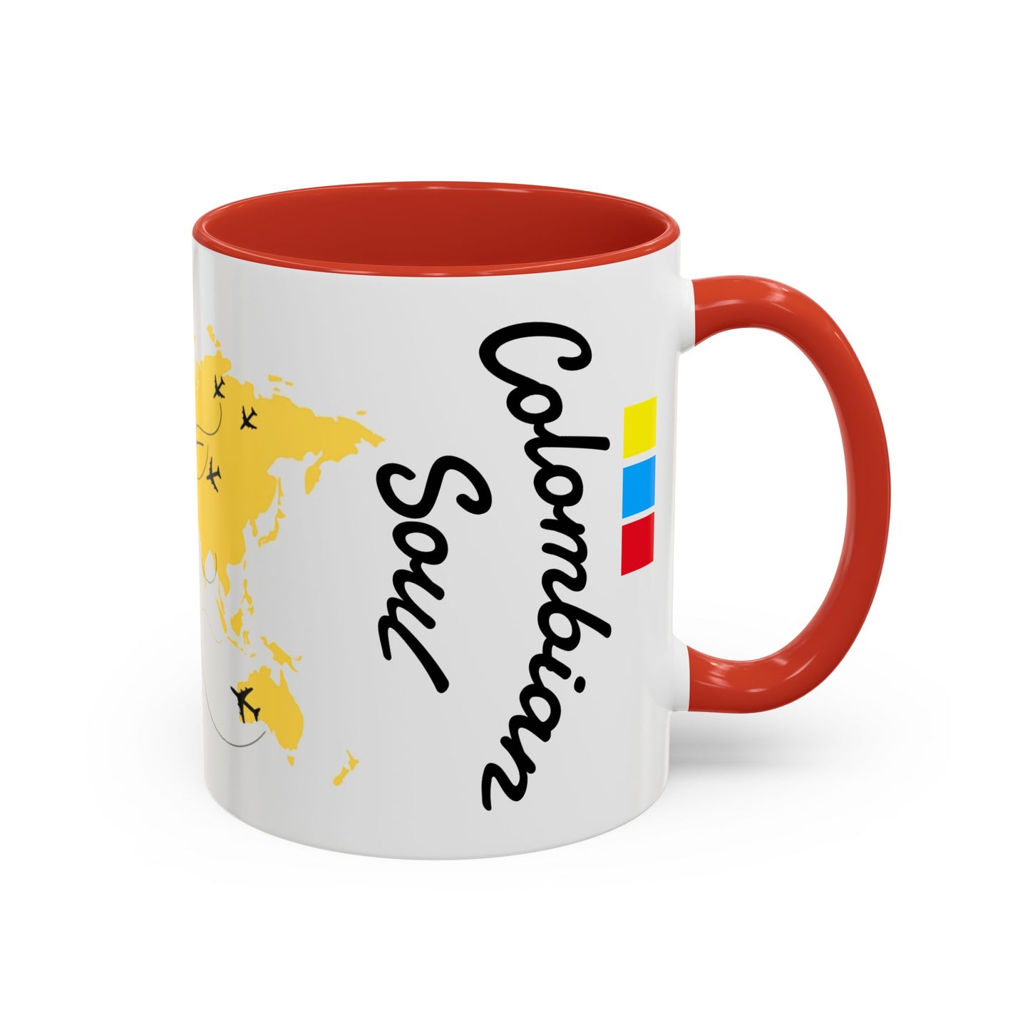 Colombian Soul Coffee Mug — World Map Travel Design (11/15oz)