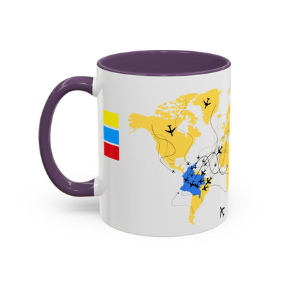 Colombian Soul Coffee Mug — World Map Travel Design (11/15oz)