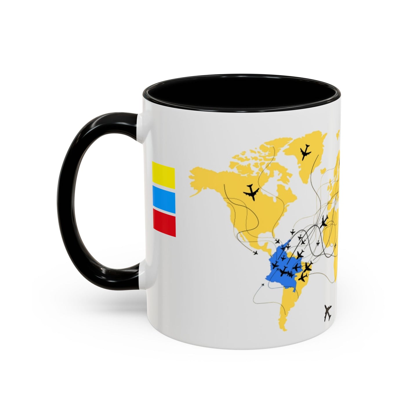 Colombian Soul Coffee Mug — World Map Travel Design (11/15oz)