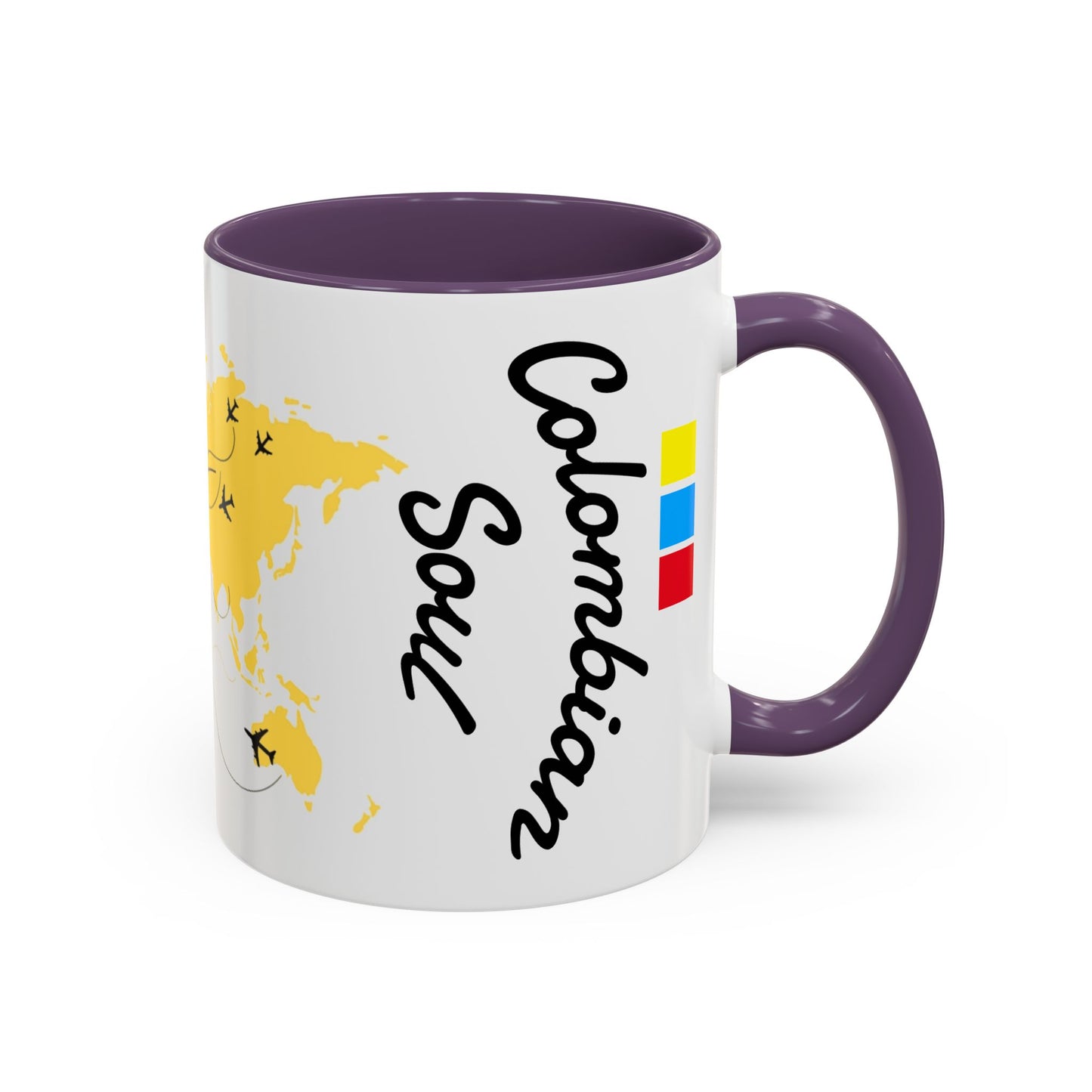 Colombian Soul Coffee Mug — World Map Travel Design (11/15oz)