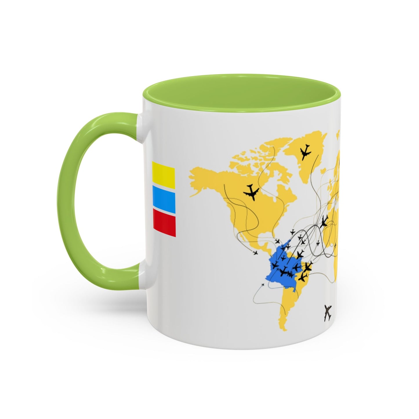 Colombian Soul Coffee Mug — World Map Travel Design (11/15oz)