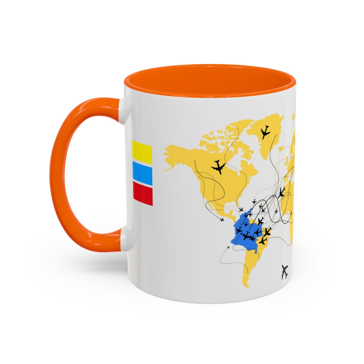 Colombian Soul Coffee Mug — World Map Travel Design (11/15oz)
