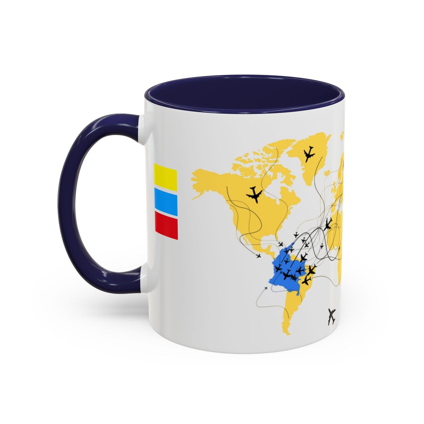 Colombian Soul Coffee Mug — World Map Travel Design (11/15oz)